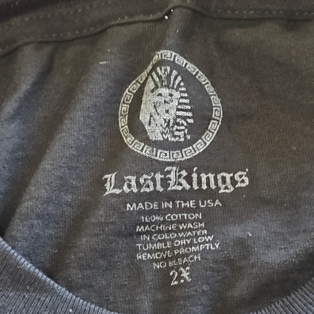 Last Kings Size 2XL Black MENS T-shirt
