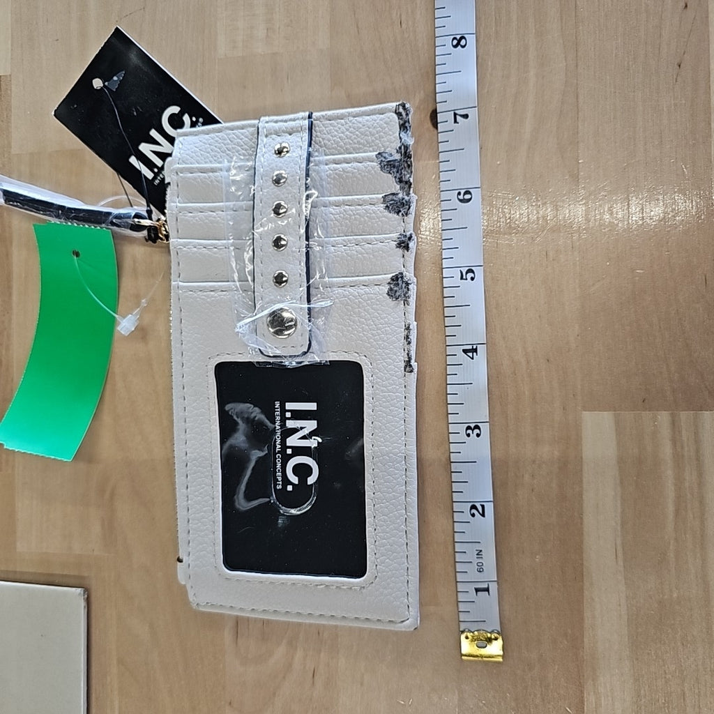 INC Off White cardholder