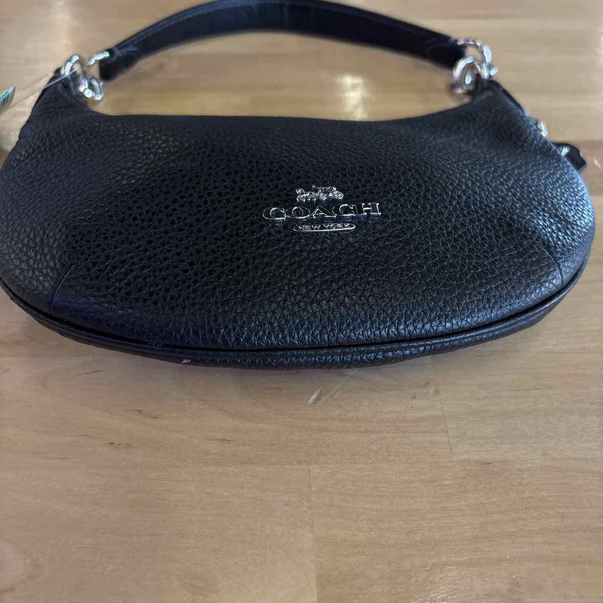 Coach Black Pebbled Leather Purse