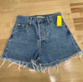 Levi's Women Size 23 Blue Denim Preloved Shorts
