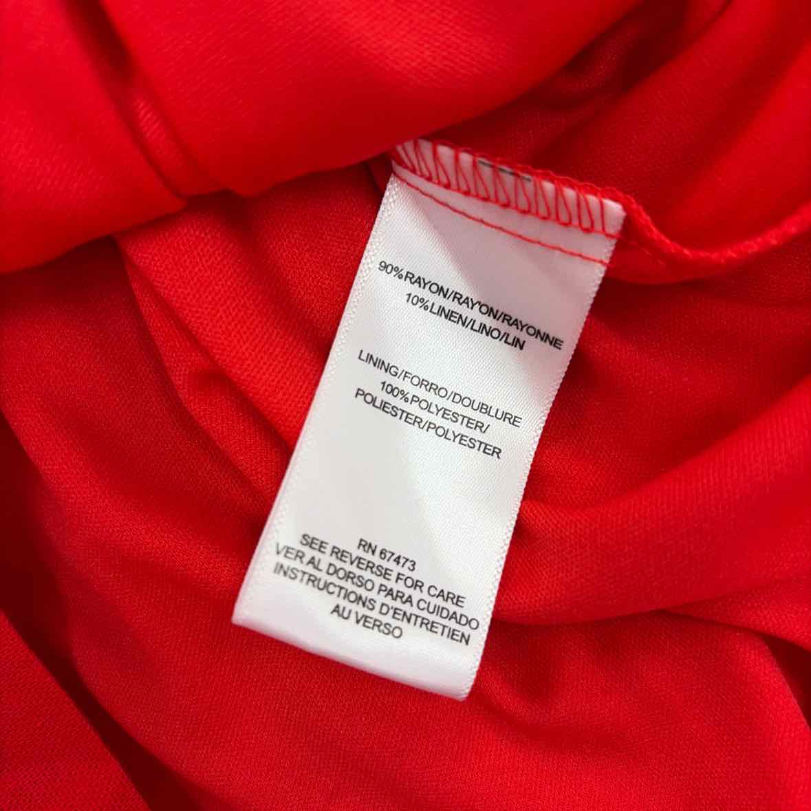 Taylor Size 2 Tomato Red New Dress