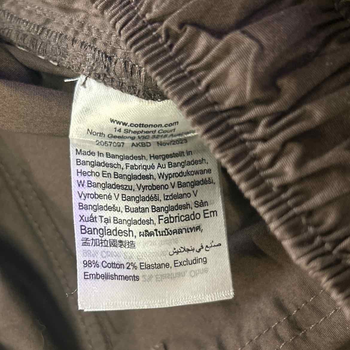 Cotton On Size 4 Brown Preloved Pants