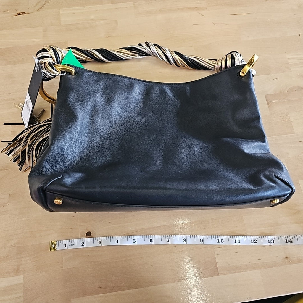 Donna Karan New York Glenwood Small Shoulder Bag - Black, Gold