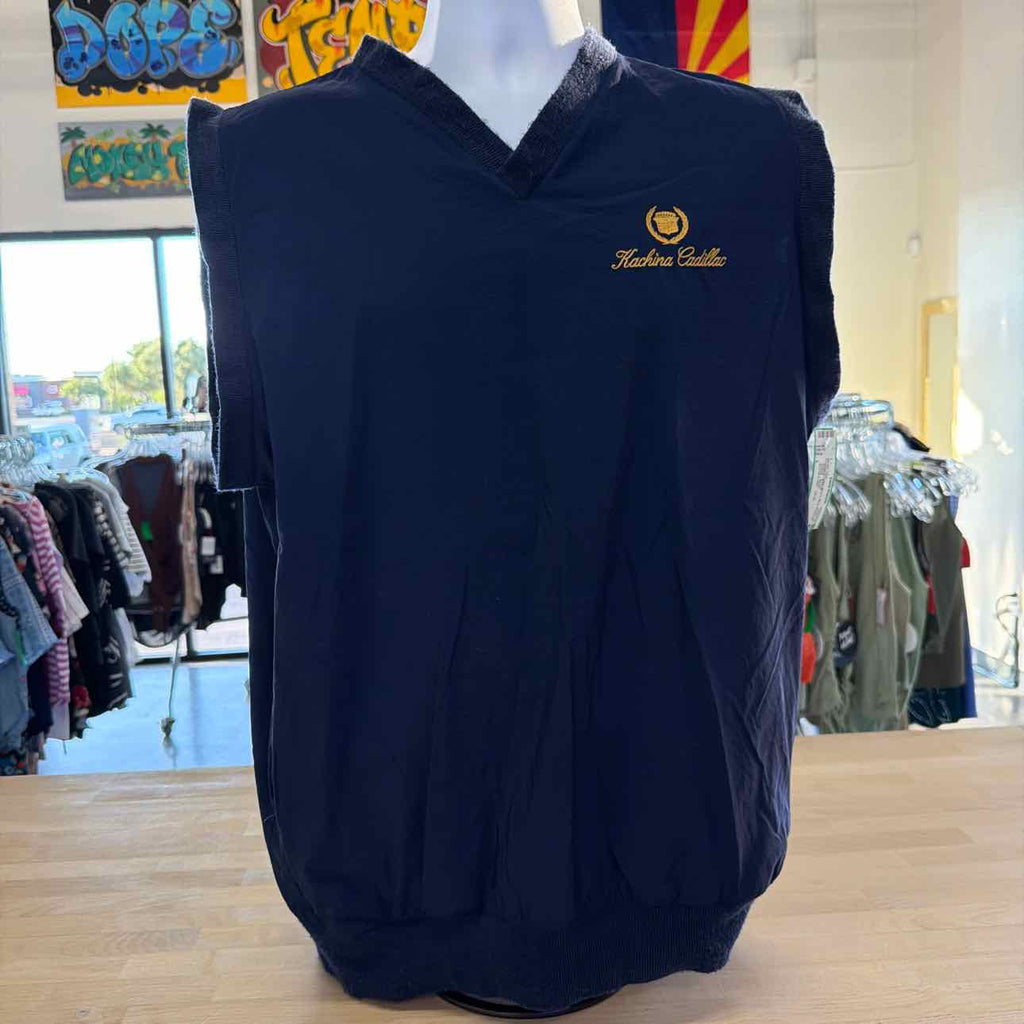 Kachina Cadillac Size L Blue Preloved MENS Vest
