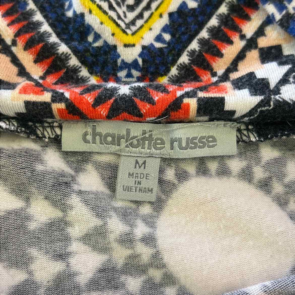 Charlotte Russe Size M Multi Bright Preloved Skirt