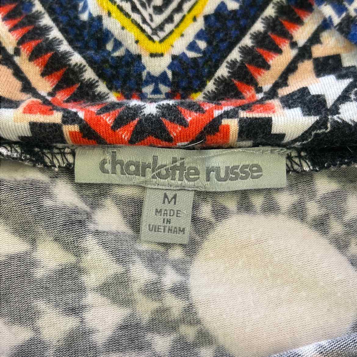Charlotte Russe Size M Multi Bright Preloved Skirt