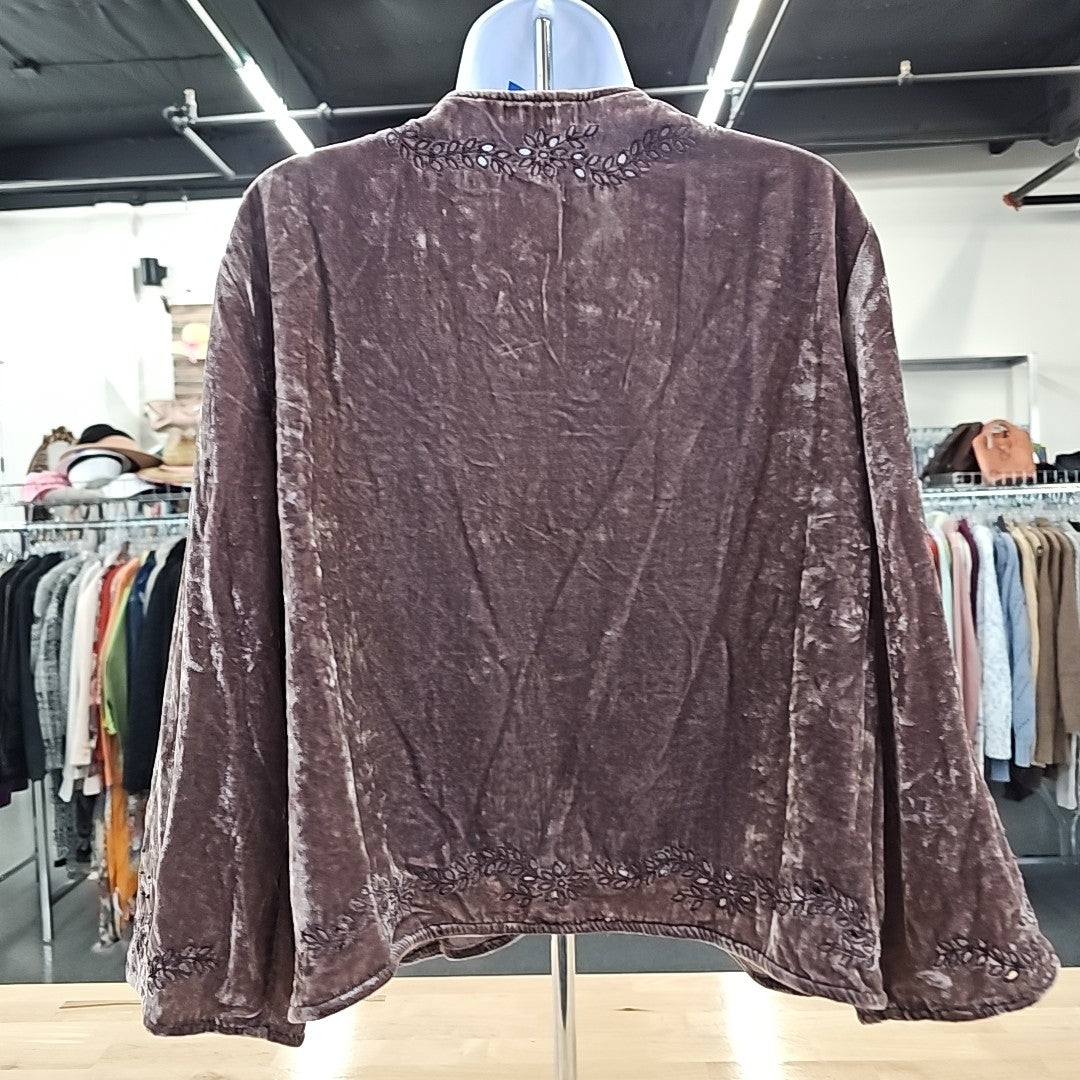Lucky Brand Size M Purple Jacket