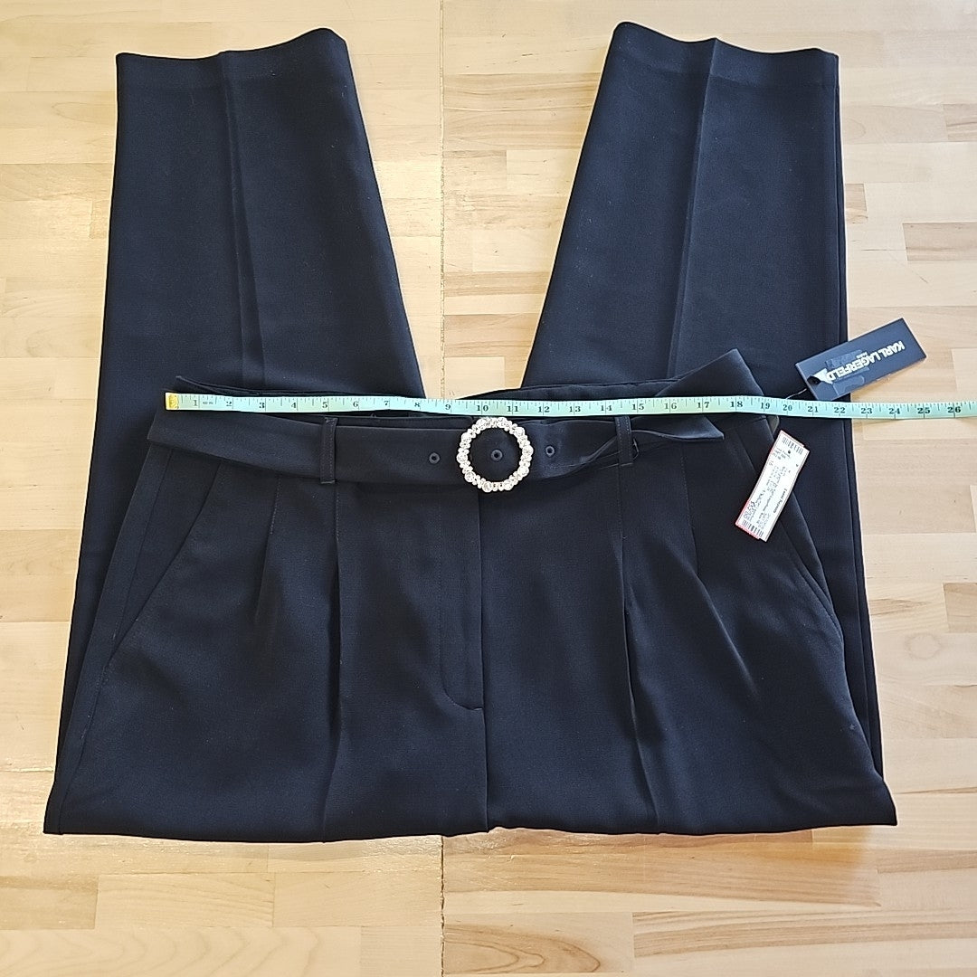 Karl Lagerfield Size 16 Black New Pants