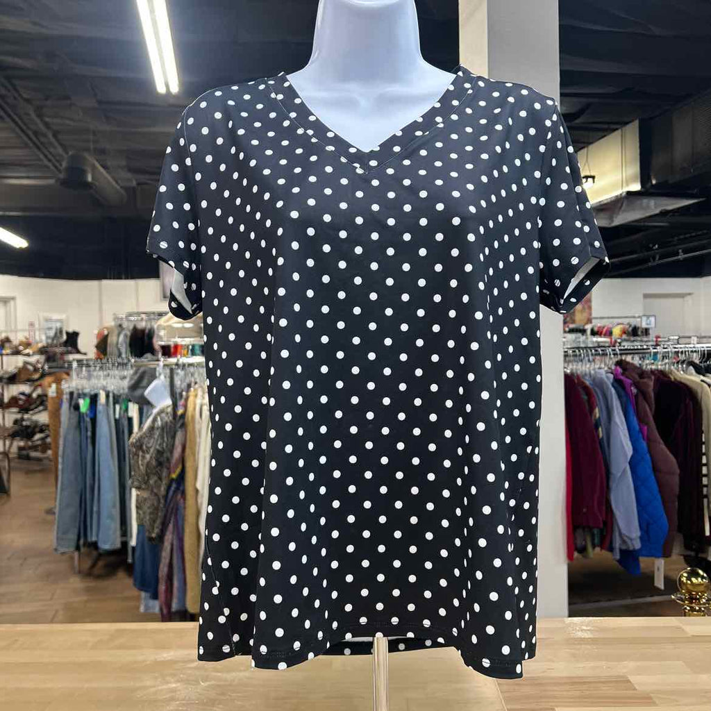 Niashot Size M Black White Preloved 2 pc Dress Set