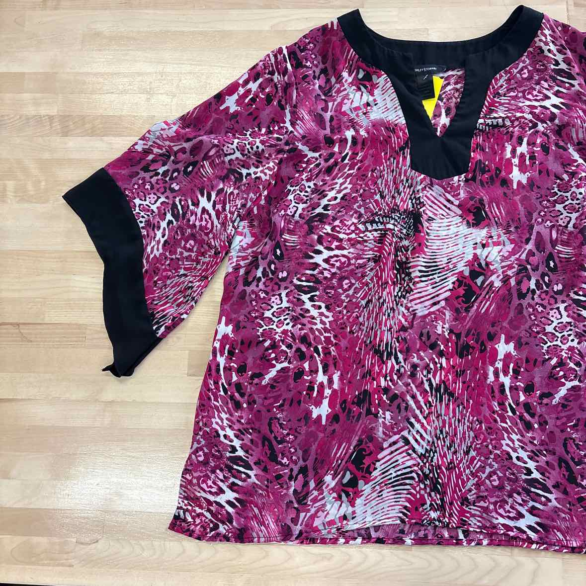 Ashley Stewart Size 14 Pink Blouse