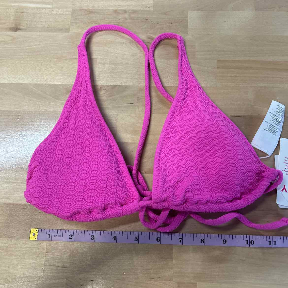 Roxy Size L Haliewa Built-up Triangle Bikini Top