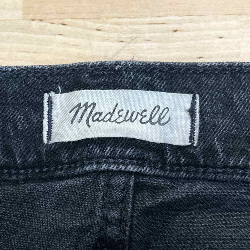 Madewell Size 28 Black & Green prints Denim Preloved Jeans