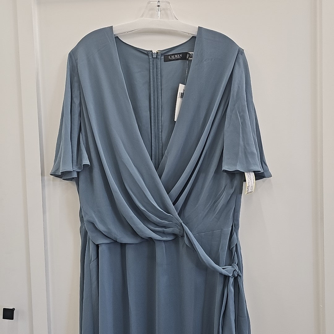Ralph Lauren Size 18 Blue Dress