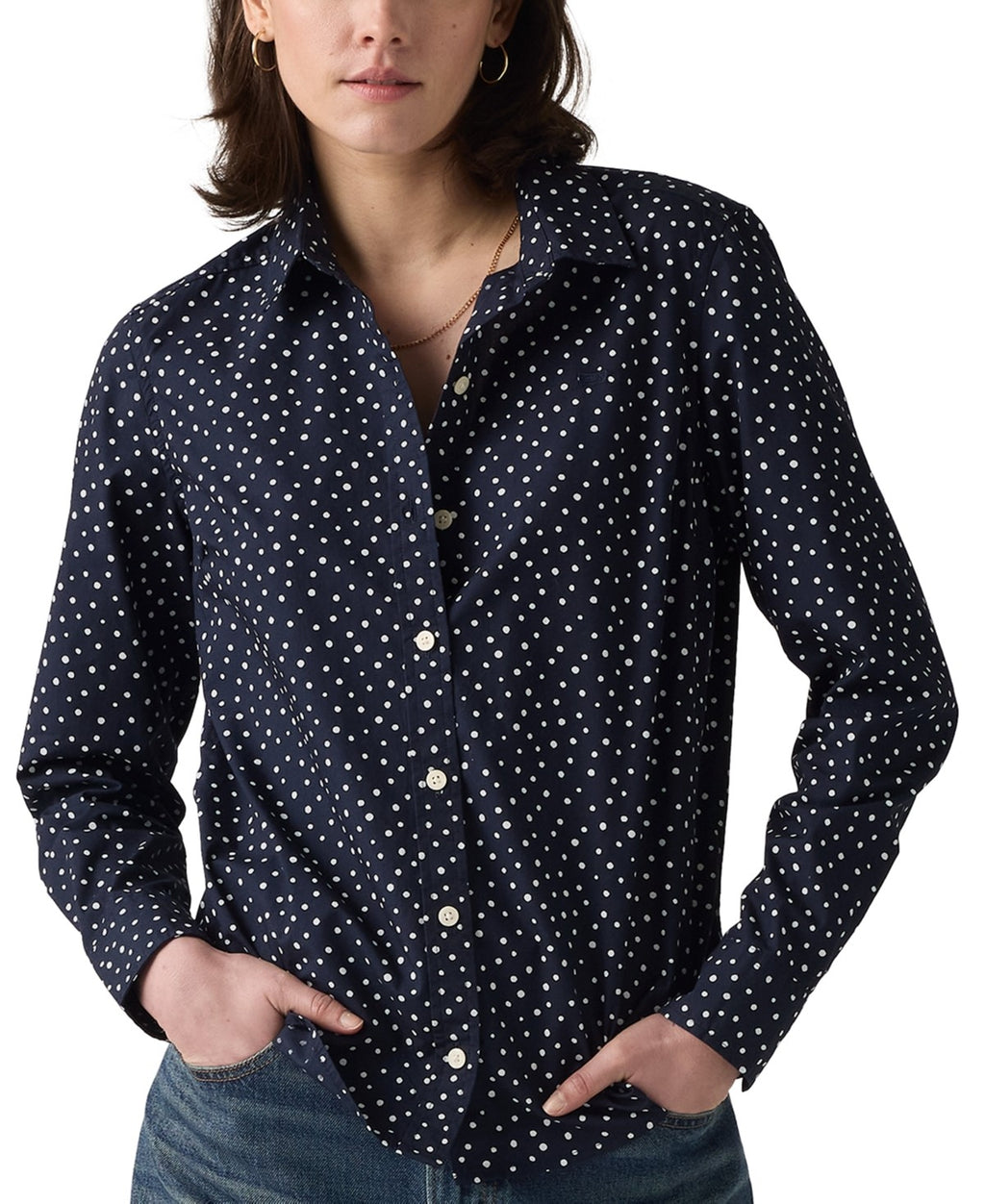 Levi's Size S Classic Fit Button-Front Shirt