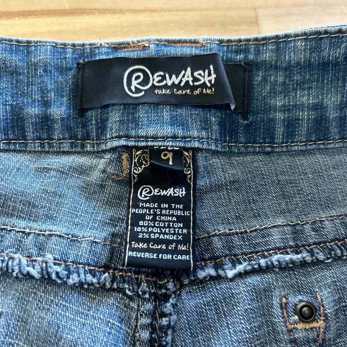 Rewash Size 9 Denim Shorts