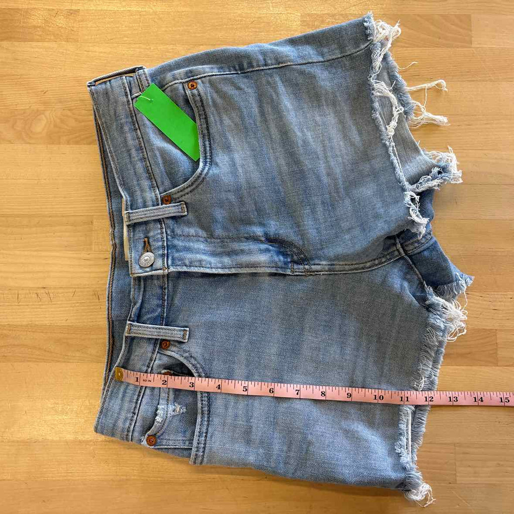 Levi's Women Size 28 Blue Denim Preloved Shorts
