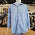 Izod Size L Blue MENS Button Down Shirt