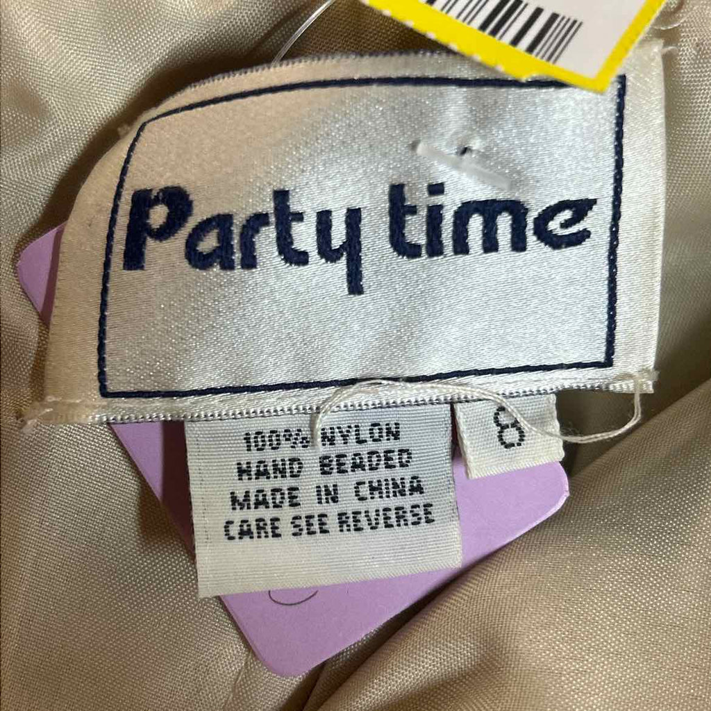 Party Time Size 8 Brown Preloved Dress