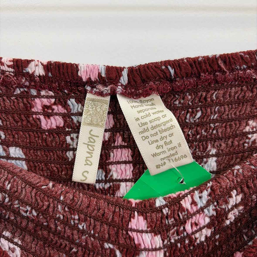 Japna Size S Burgundy Preloved Dress