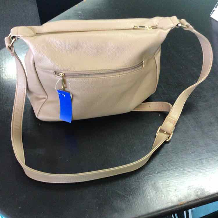 Peck & Peck Taupe Shoulder Handbag