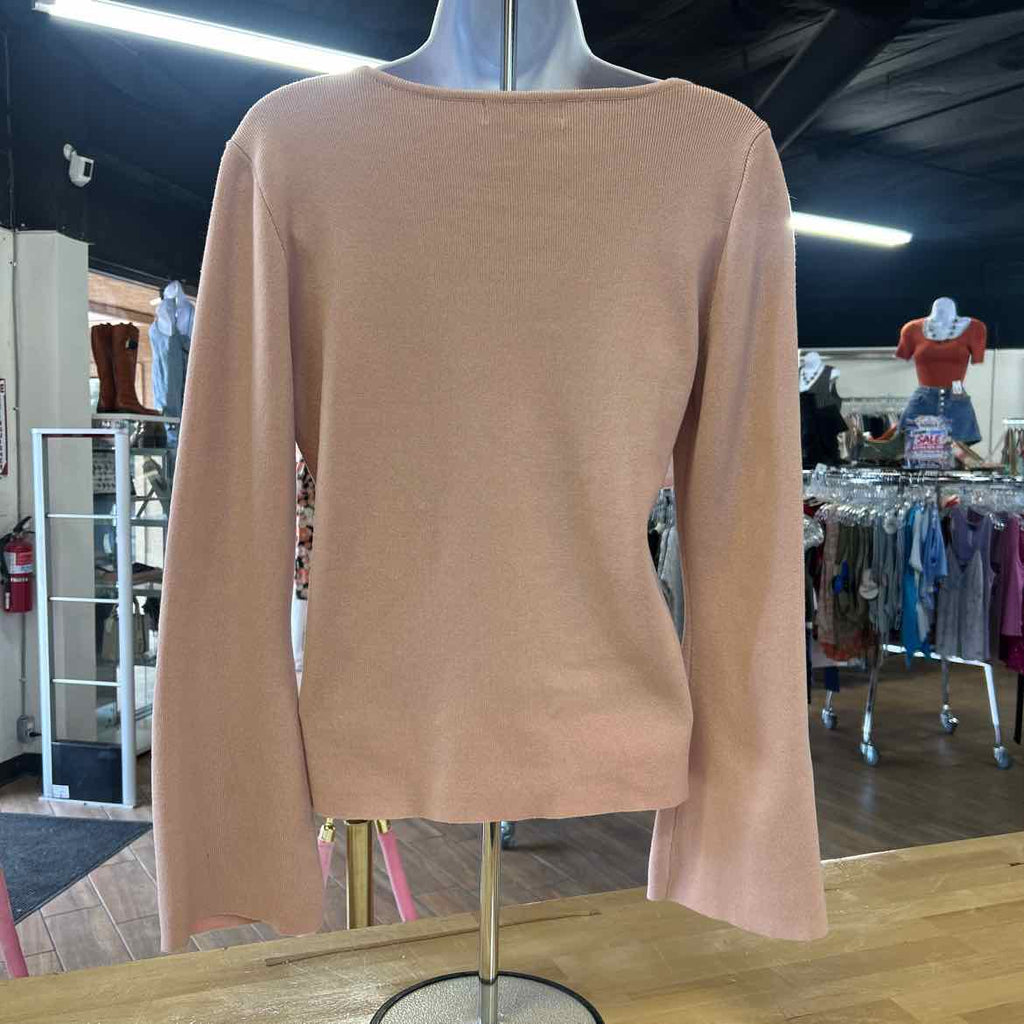CocoBleu Size M Tan Preloved Longsleeve