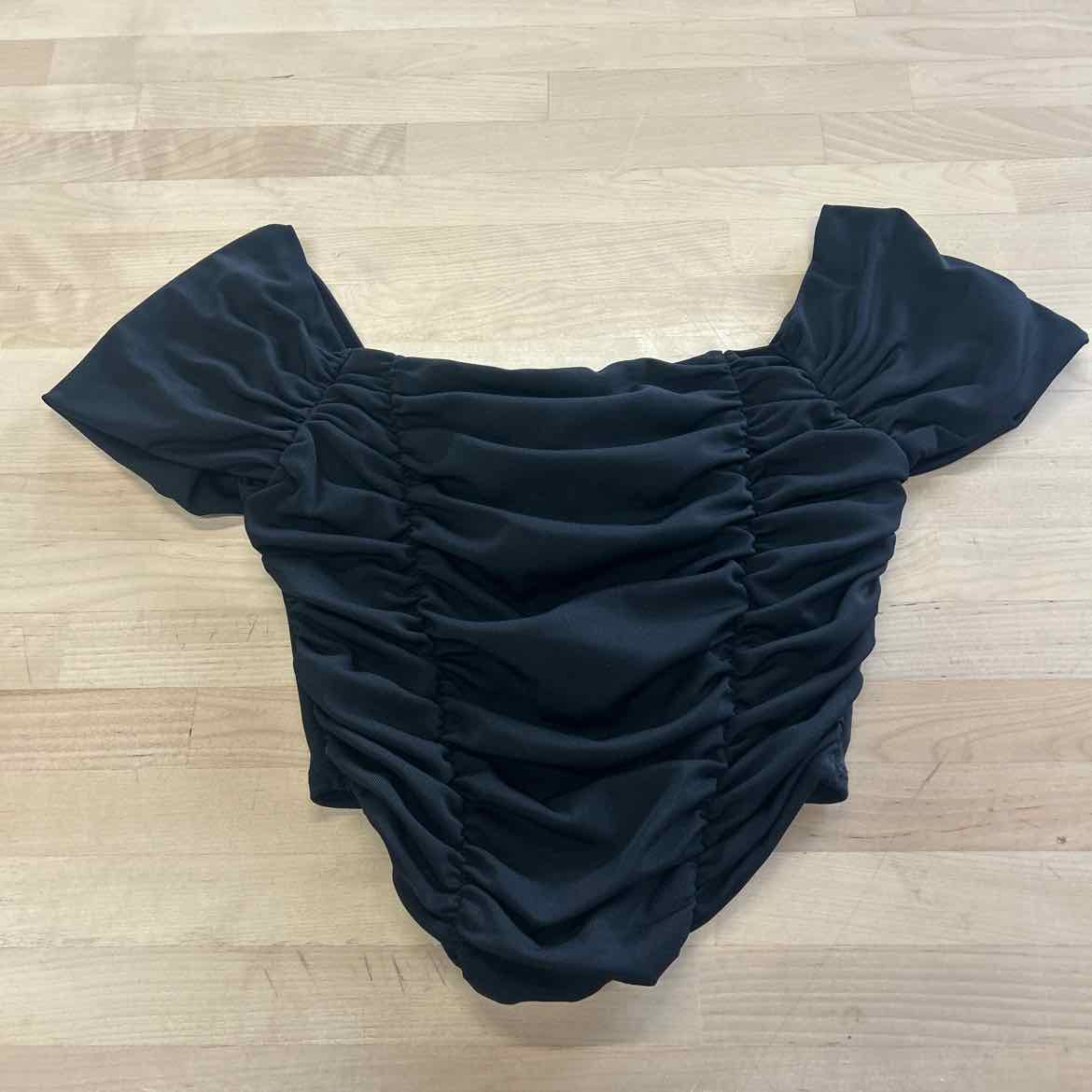 Forever 21 Size S Black Preloved Blouse SS