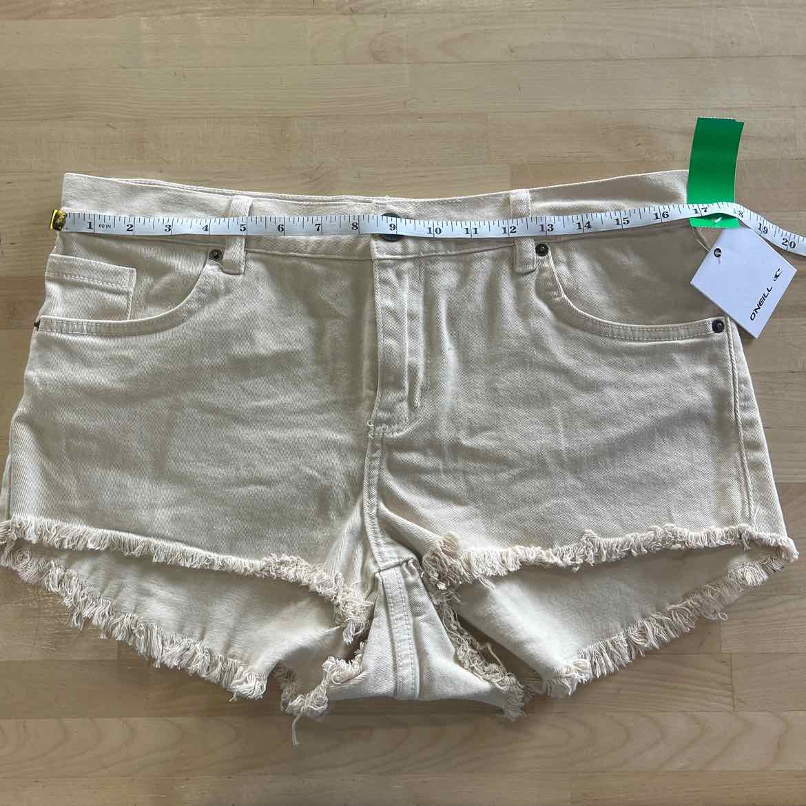 O'Neill Juniors' Bowie Mid-Rise Denim Shorts - Whitecap - 31