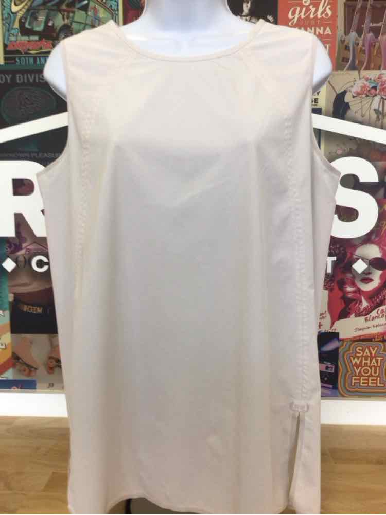 Athleta Size M White Preloved Sleeveless