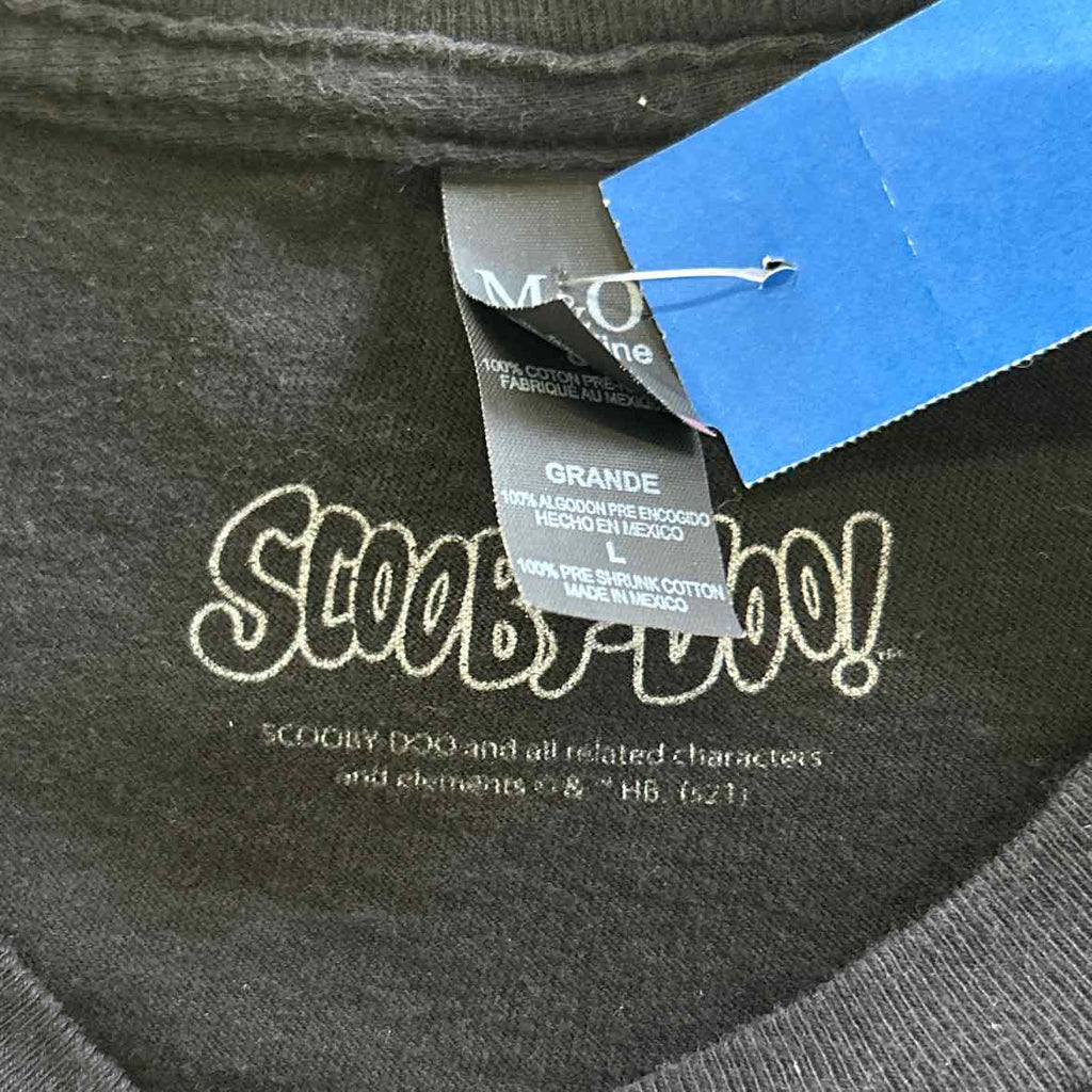 Scooby Doo Size L Black Preloved T-Shirt SS
