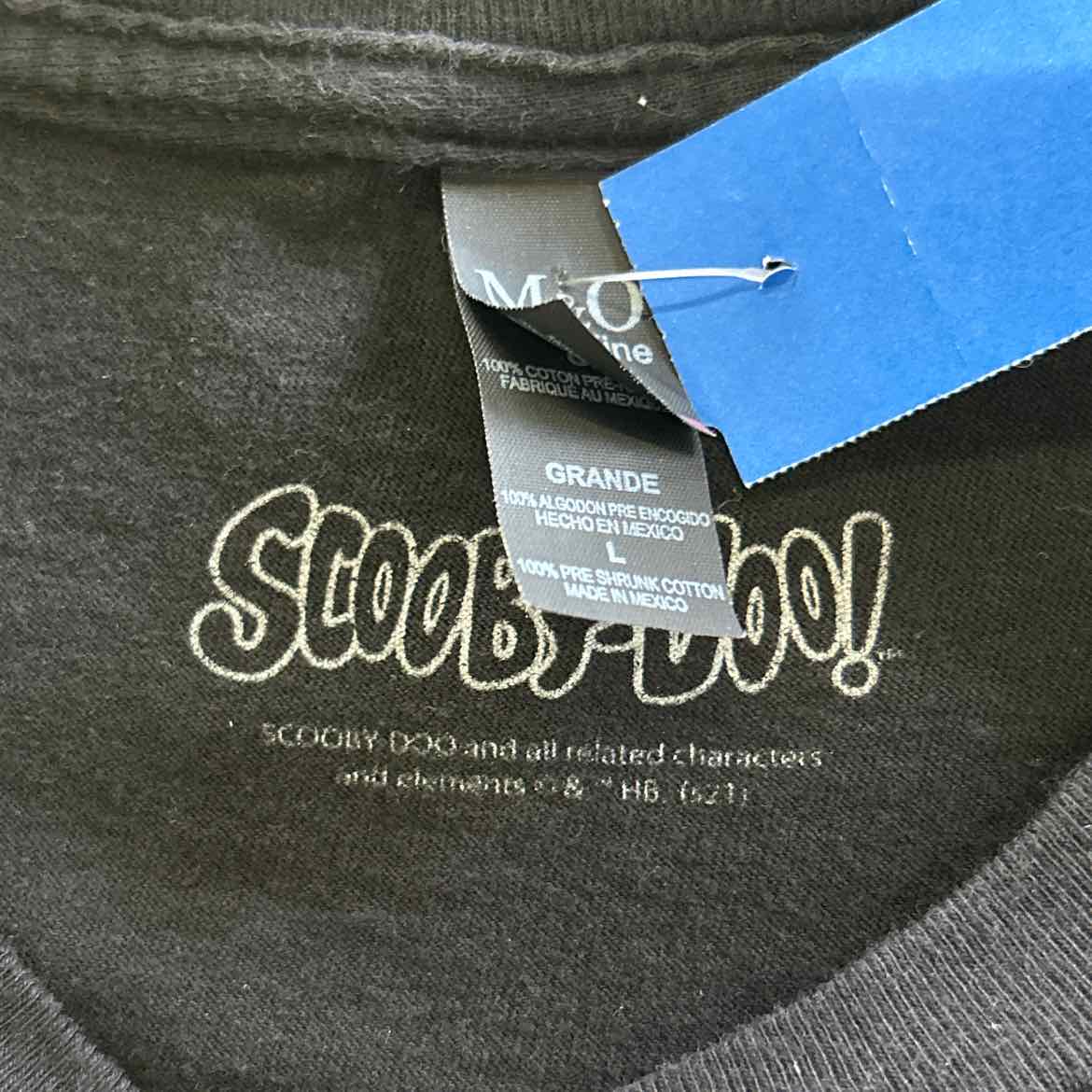 Scooby Doo Size L Black Preloved T-Shirt SS