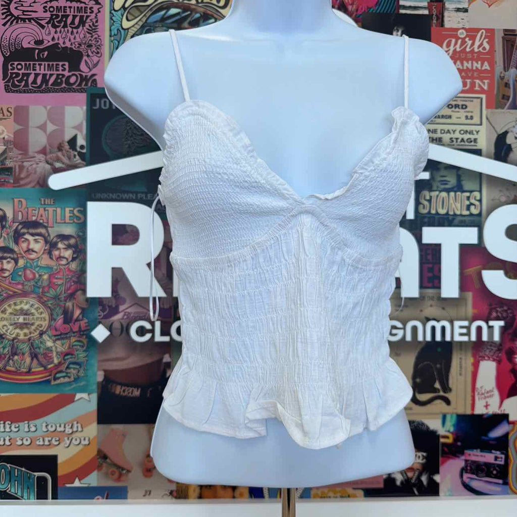 Self E Size M Smocked Tank Top