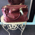 Coach Maroon Handbag