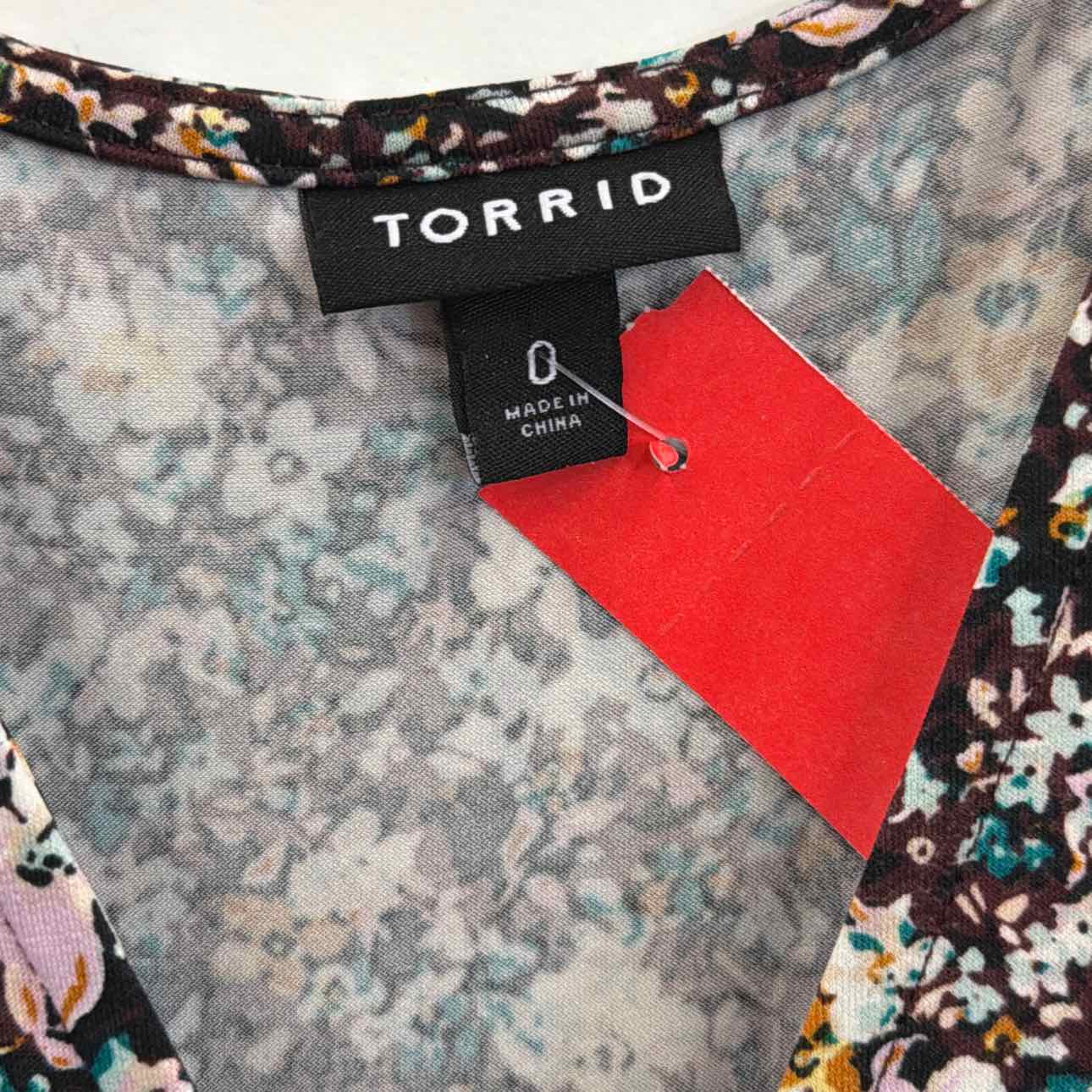 Torrid Size 0 Purple Preloved Dress
