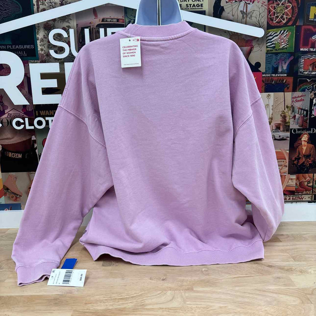 Roxy Line-Up Embroidered Heart Oversize Graphic Sweatshirt