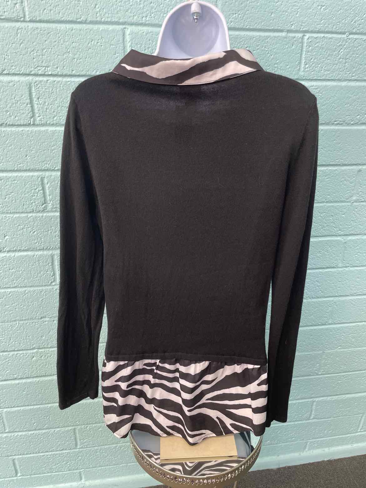 Chico's Size 1 Black Sweater