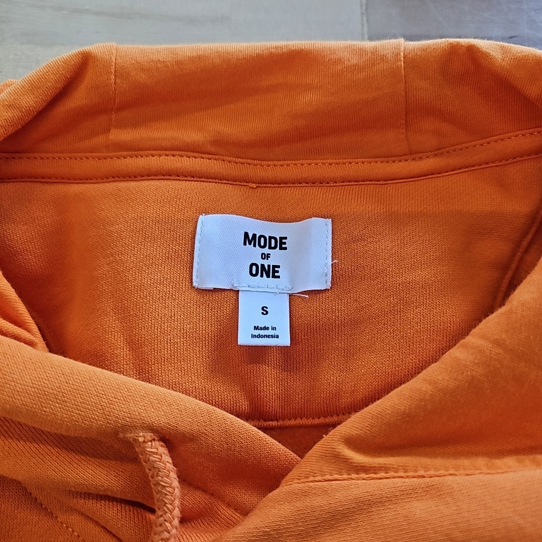 Mode Of One Size S Orange Hoodie