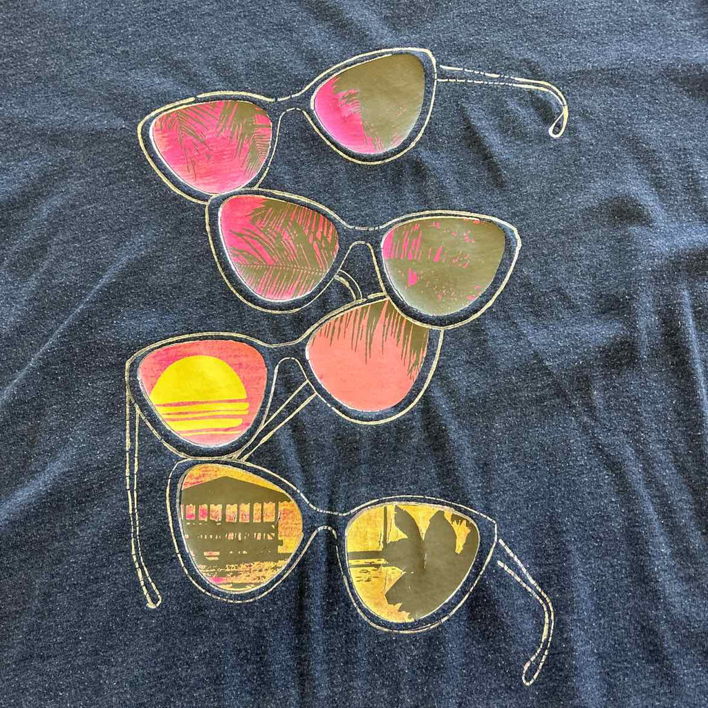 Banana Republic Size L Blue Preloved T-Shirt SS
