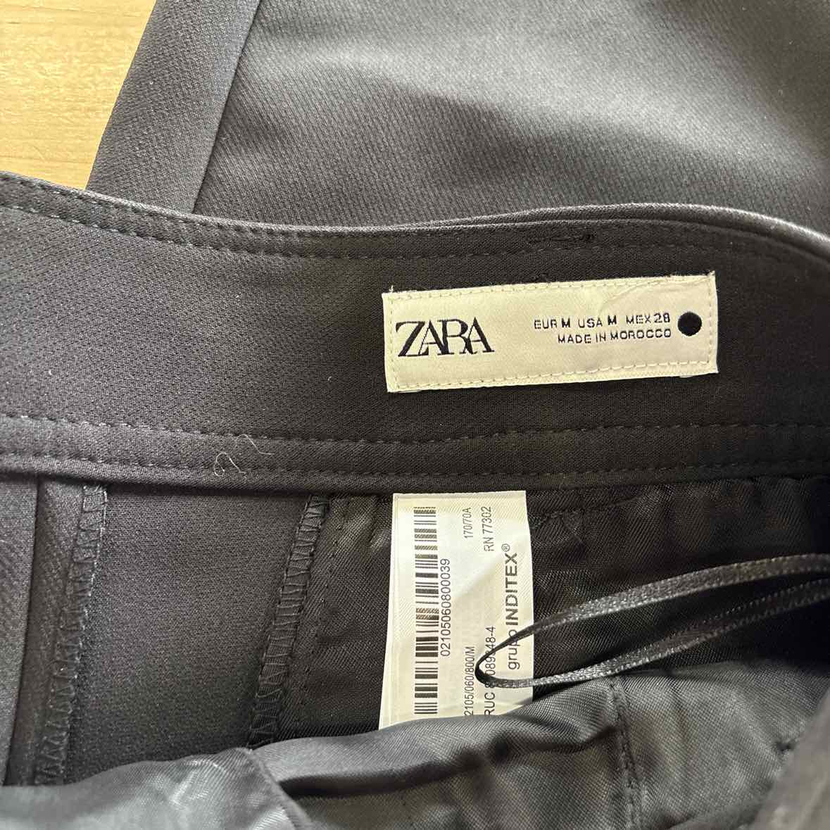 zara Size M Black Pants