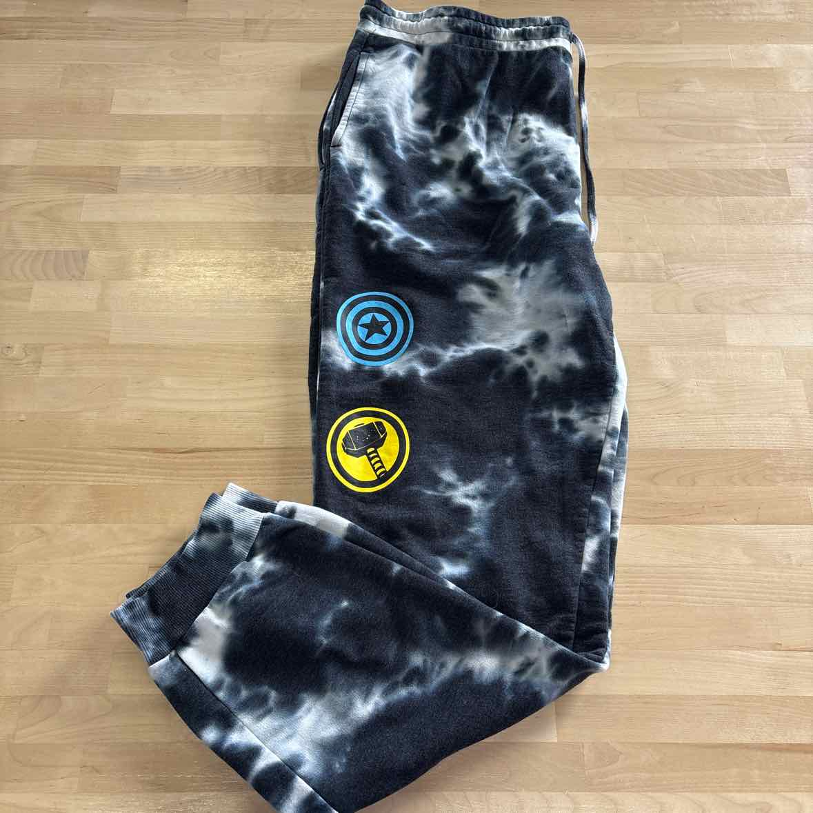 Marvel Size 2XL Gray Sweatpants