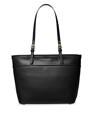 Michael Kors Winston Large Leather Zip-Top Black