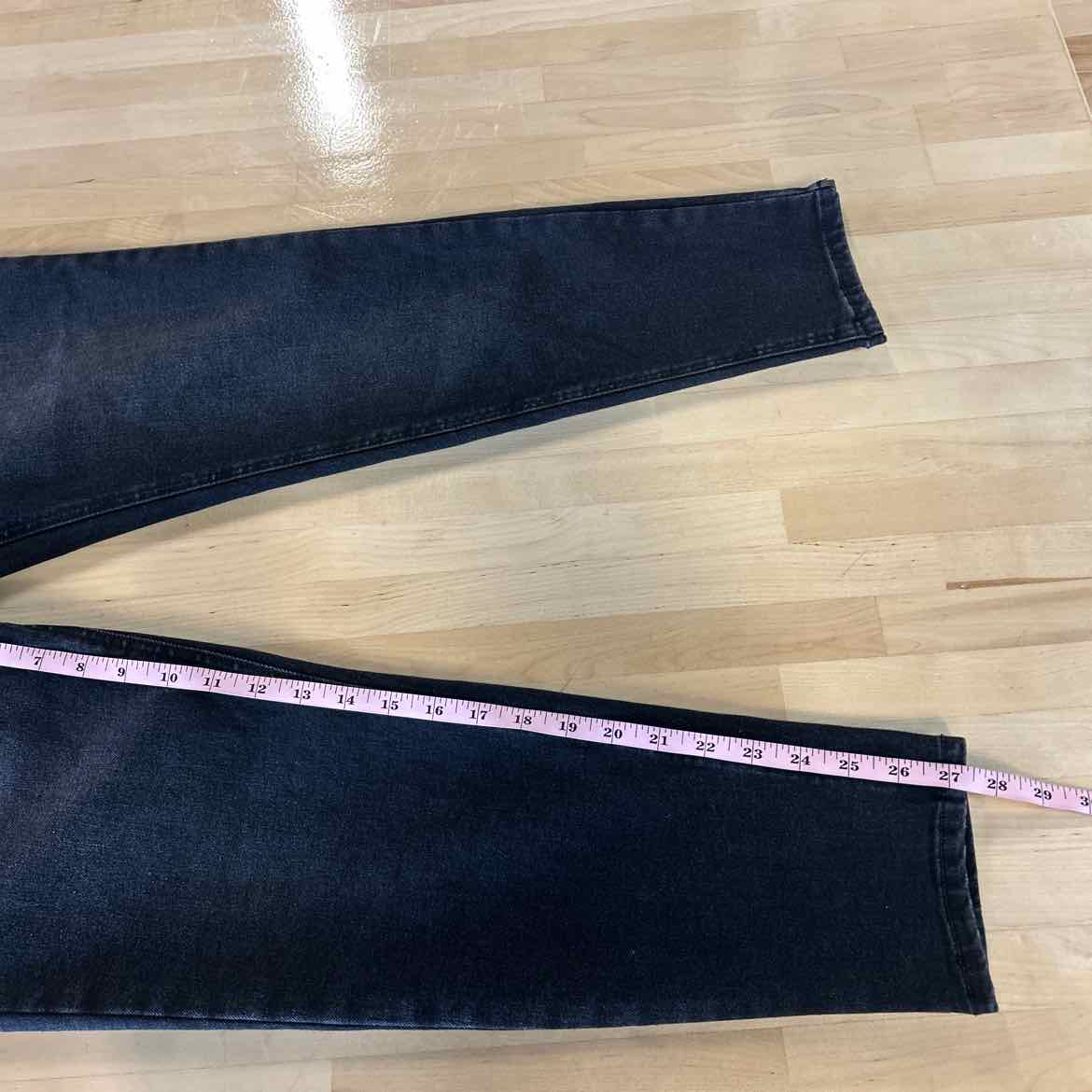 TINSELTOWN Size 13 High-Rise Double-Waistband Skinny Jeans - Black Wash