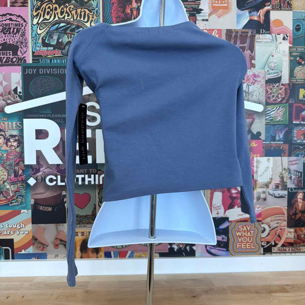 Madden Girl Size XL Blue New Longsleeve