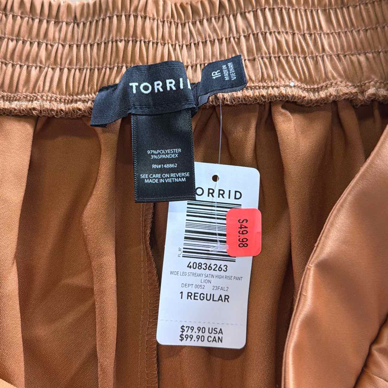 Torrid Size 1 Bronze Preloved Pants