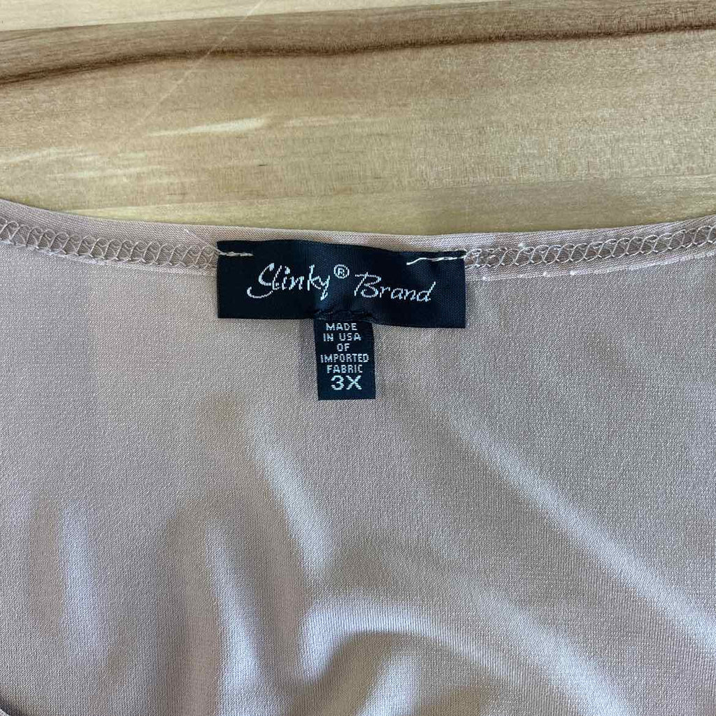 Slinky Brand Size 3X Tan Preloved Tank