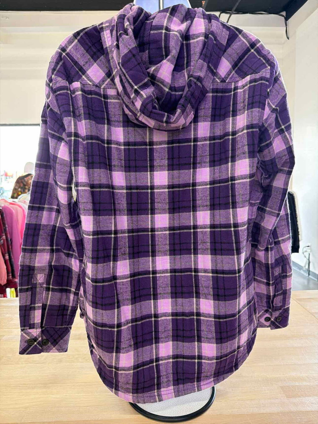 boston Traders Size M Purple Fleece Jacket/Vest