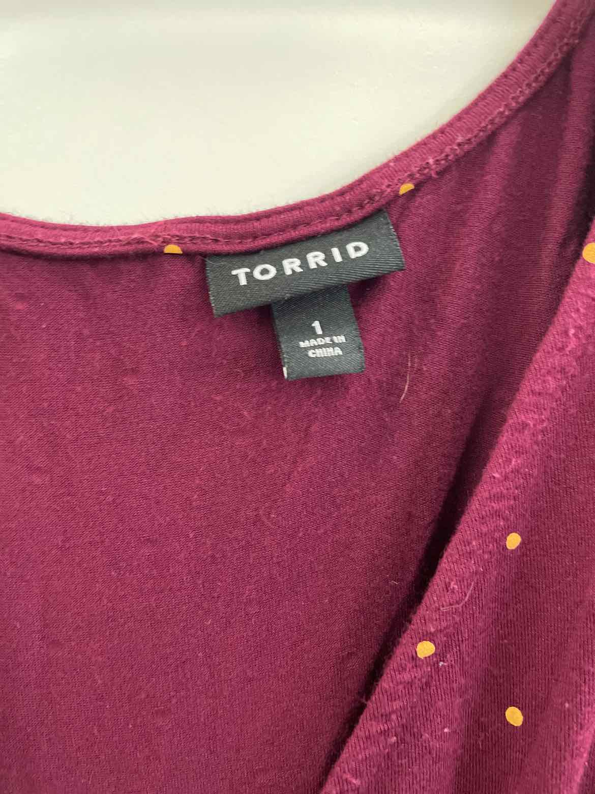 Torrid Size 1 Red Dress