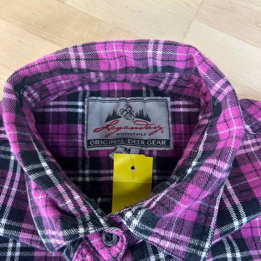 Legendary Whitetails Size M Pink Preloved Flannel