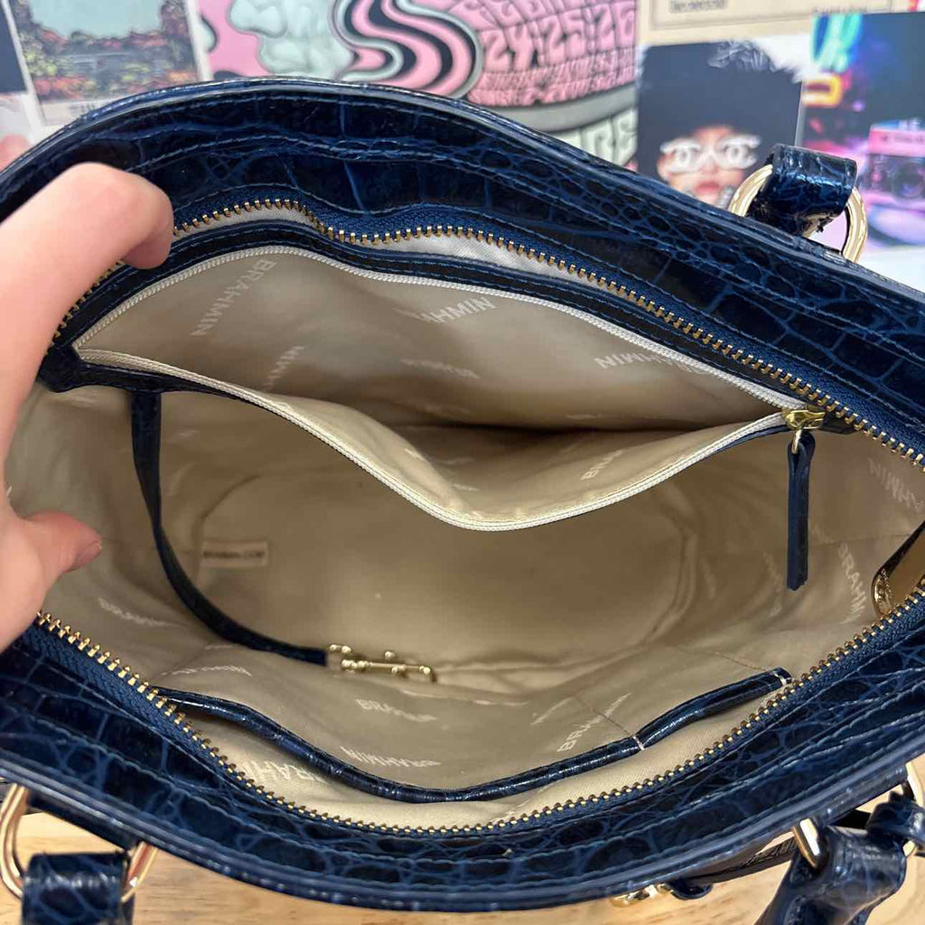 Brahmin Navy Preloved Handbag