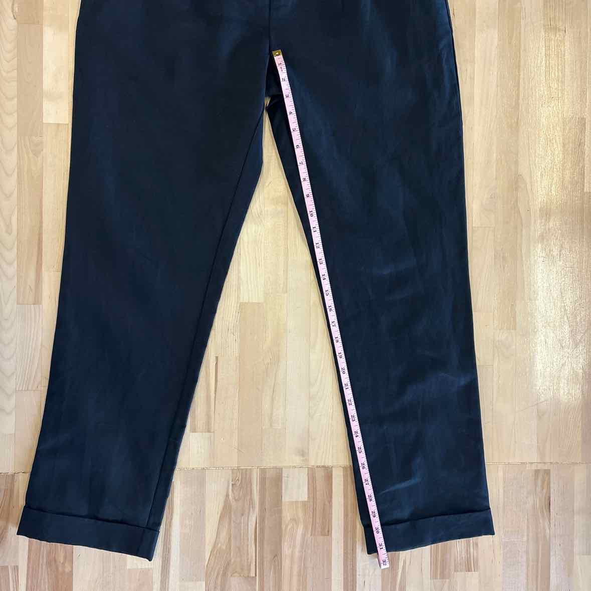Karl Lagerfield Size 34x31 Black MENS Linen Blend Pants