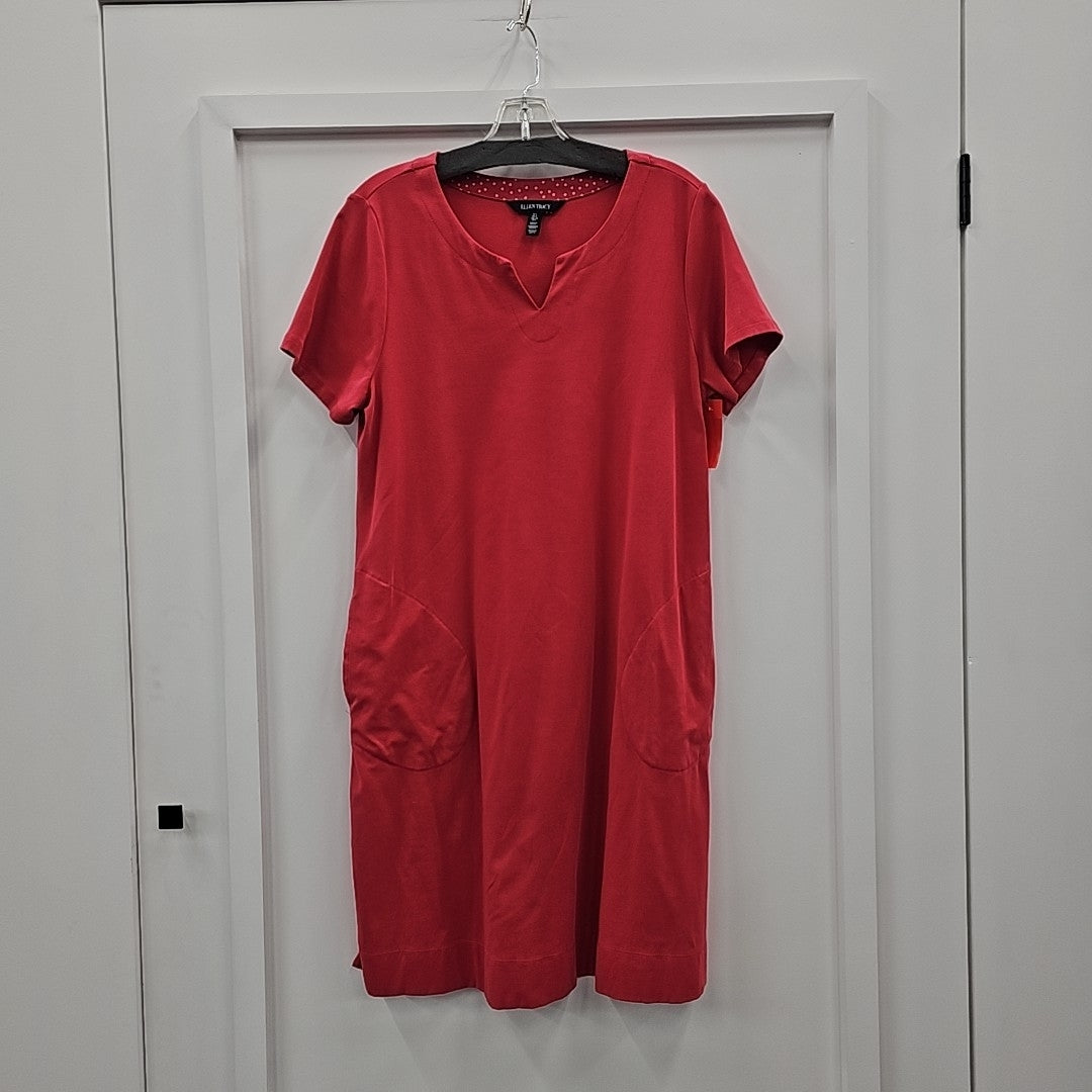 Ellen Tracy Size L Red Preloved Dress